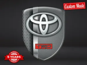 Toyota Décalcos Résine Qualité Perso Style Bombé Élégant